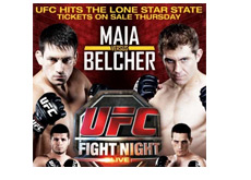 UFC Fight Night - Maia vs. Belcher - Small poster