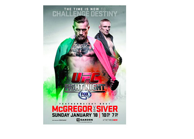 UFC Fight Night Poster - Conor McGregor vs. Dennis Silver