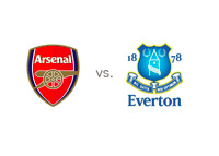 Arsenal vs. Everton - Matchup and Team Logos