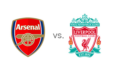 FA Cup Matchup - Arsenal vs. Liverpool - Team Logos