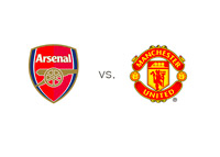 Arsenal vs. Manchester United - Matchup and Team Logos