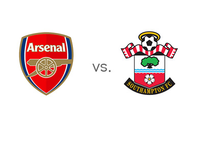 EPL Matchup - Arsenal (The Gunners) vs. Southampton (The Saints) - Team Logos