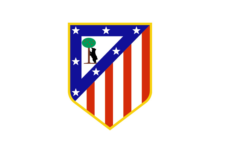 Atletico Madrid - Logo / Badge / Crest - Large Size