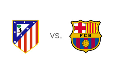 Atletico Madrid vs. Barcelona - Matchup - Team Logos