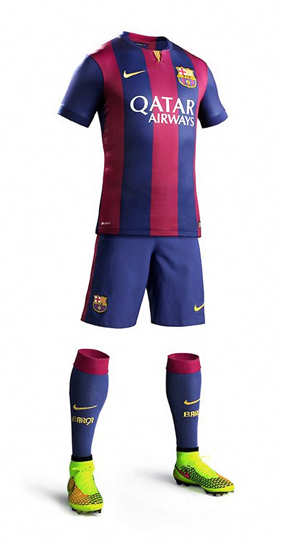 Barca 2014/15 home kit in 3d - by Nike