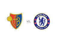 FC Basel vs. Chelsea FC - Matchup and Team Logos