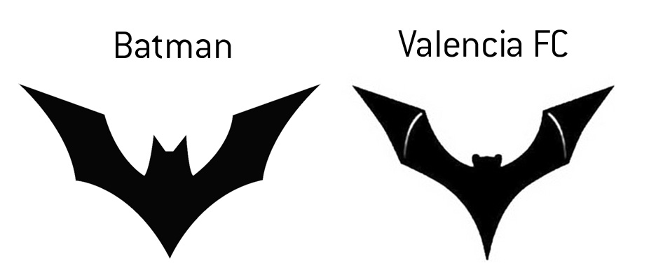 Batman Beyond and Valencia Football Club - Logos - Trademark Dispute