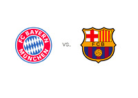 Bayern Munich vs. Barcelona - Team Logos