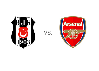 Besiktas vs. Arsenal - UEFA Champions League matchup - Team Logos / Crests / Badges