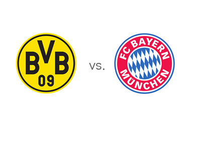 Borussia Dortmund (BVB) vs. Bayern Munich - Team Logos - Matchup