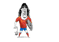 Carles Puyol Caricature