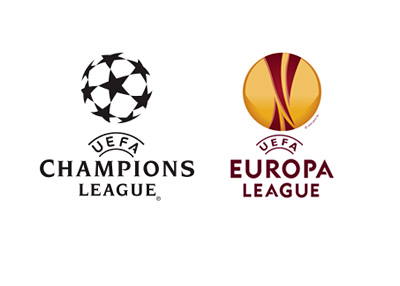 UEFA Champions League and UEFA Europa League - Tournament Logos