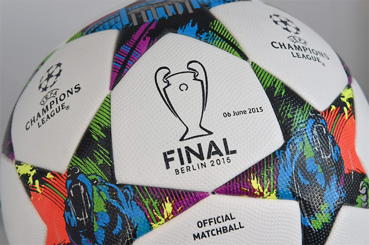 Official matchball for the 2014/15 UEFA Champions League final - Berlin