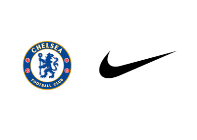 Chelsea FC and sports manufacturer Nike - Logos - Partnership - Agreement / Deal