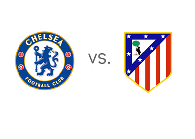 UEFA Champions League Semi-Final Matchup - Chelsea vs. Atletico Madrid - Team Logos / Badges / Crests