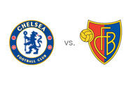 UEFA Champions League (UCL) Matchup - Chelsea FC vs. Basel FC - Team Crests