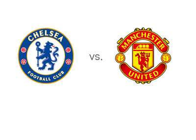 Chelsea FC vs. Manchester United - Team Logos - Matchup