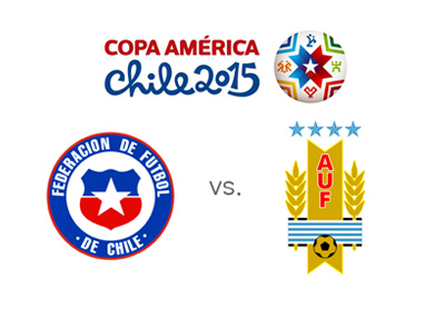 Copa America 2015 matchup - Chile vs. Uruguay - Odds and Preview - Team logos / crests