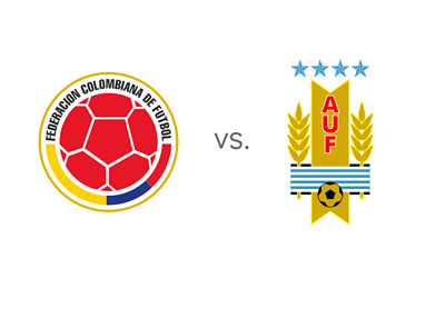 Colombia vs. Uruguay - FIFA World Cup - Matchup and Preview - Team Logos