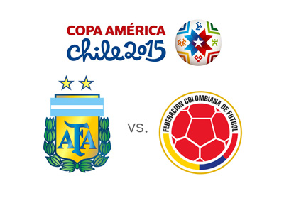 Argentina vs. Colombia preview / odds - Copa America 2015 - Matchup, tournament logo and team crests