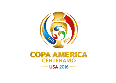 The tournament logo - Copa America 2016 - Centenario edition