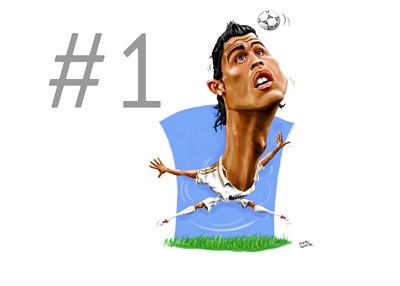 Cristiano Ronaldo Caricature by Superlukasz