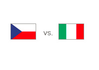 Czech Republic vs. Italy - Matchup and Country Flags