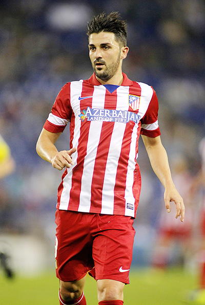 David Villa in the Atletico Madrid jersey - 2014/14 season