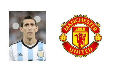 Angel Di Maria - Argentina - Manchester United - Logo - Transfer