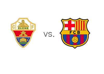 Elche vs. Barcelona - Matchup - Spanish La Liga - Team Logos / Crests