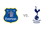 English Premier League Matchup - Everton vs. Tottenham - Team Logos