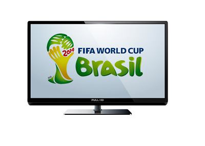 TV Ratings for the 2014 FIFA World Cup in Brazil - Illustration