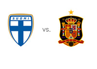 Finland and Spain Matchup - Football Association Crests