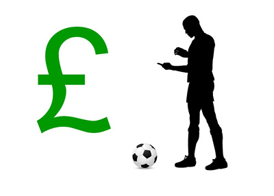 Football Manager / Coach - Salary - British Pounds - Illustration