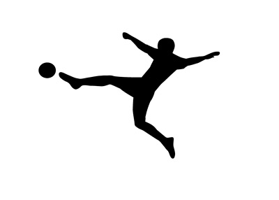 Football Kick - Silhouette