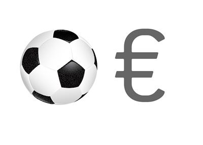 2014 Football Spending - Euro Currency - Illustration - Concept