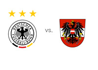 German and Austria Football Associations - Logos - World Cup Qualifying Match