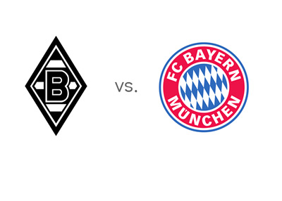 Bundesliga Matchup - Borussia Monchengladbach vs. Bayern Munich - Team Logos