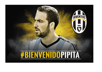 Juventus welcome Gonzalo Higuain - BienvenidoPipita