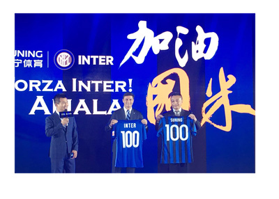 Suning Holdings co. buys Inter Milan