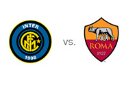 Italian Serie A matchup - Internazionale vs. AS Roma - Team Logos