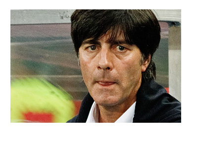 Germany coach Joachim Loew - at a game vs. Austria in 2013