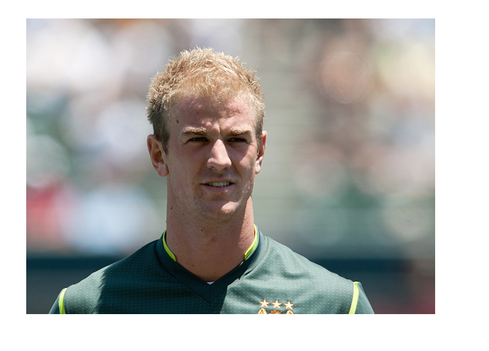 Manchester City FC goalie - Joe Hart - Green shirt by Umbro