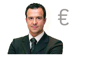 Jorge Mendes the King of Football Transfers - next to the Euro symbol