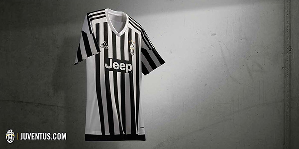 Juventus FC 2015/16 kit by Adidas - Home