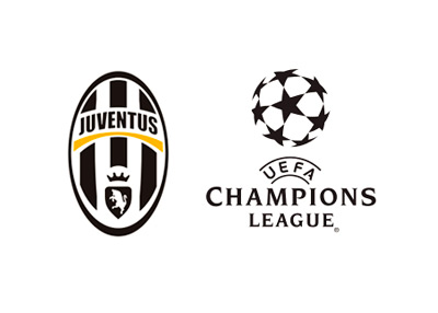 Juventus FC and UEFA Champions League logos - Year 2015