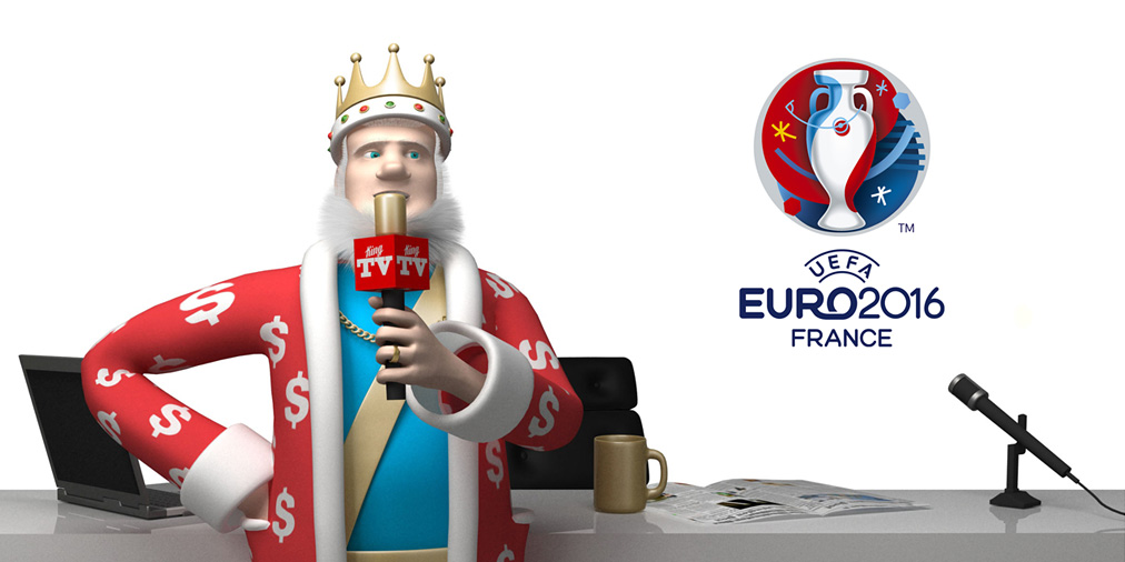 The King is reporting on the latest squad valuation numbers from the Euro Cup 2016 in France