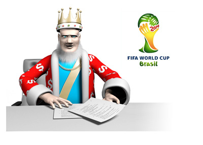 The King is reporting on the latest from the FIFA World Cup