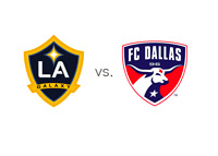 Los Angeles Galaxy vs. Dallas Football Club - Team Logos - Matchup