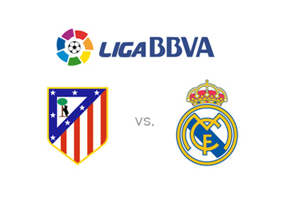 Spanish La Liga game preview - Atletico Madrid vs. Real Madrid - Team crests, matchup and odds